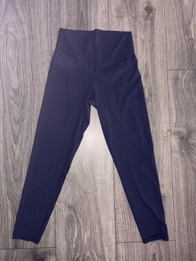 OFLINE By aerie Real Me Dark Navy Ribbed  Extra High-Waist Leggings Size L